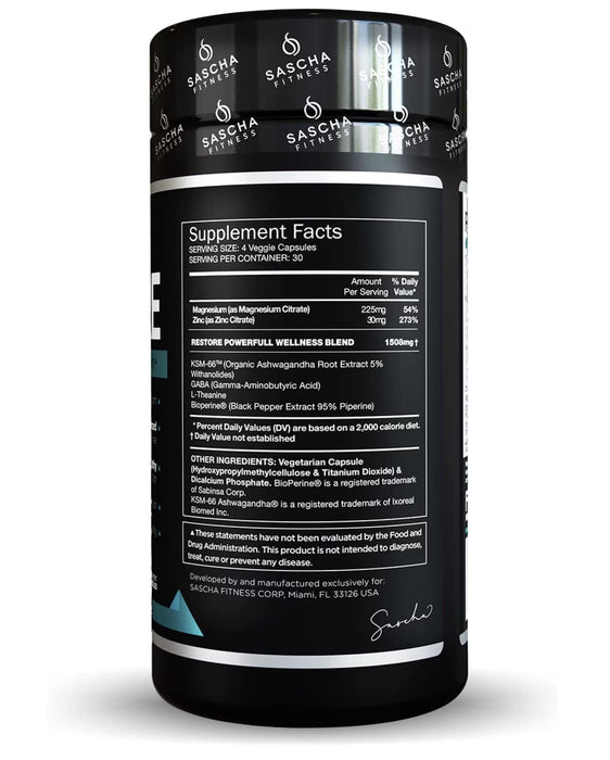 Sascha Restore - 120 capsulas