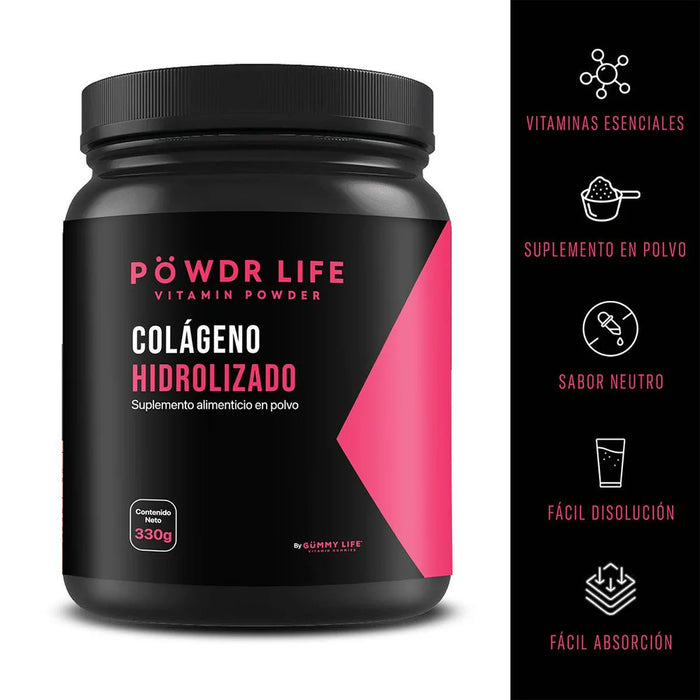Gummylife Colágeno Hidrolizado en Polvo - 30 porciones