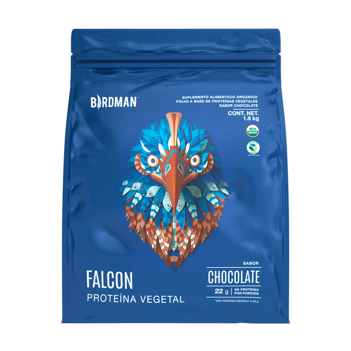 Falcon Protein - Proteína Vegetal Orgánica 1.8kg 60 porciones