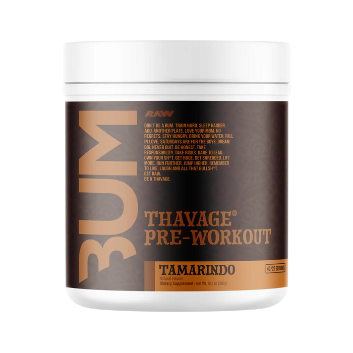 Thavage CBUM Pre Workout - 40 servicios