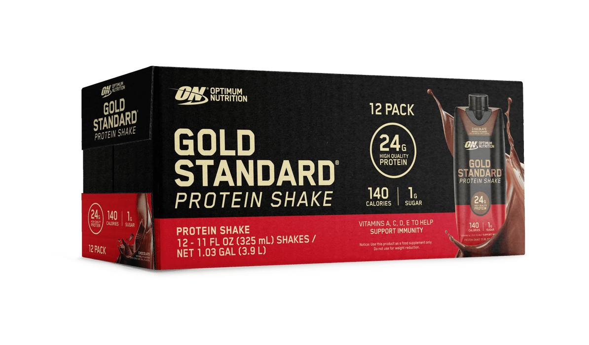 GOLD STANDARD PROTEIN SHAKE - 325 ml 12 PACK