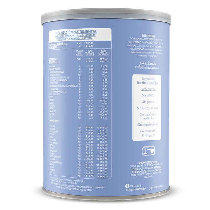Proteina Habits - 488 gr 16 porciones aprox