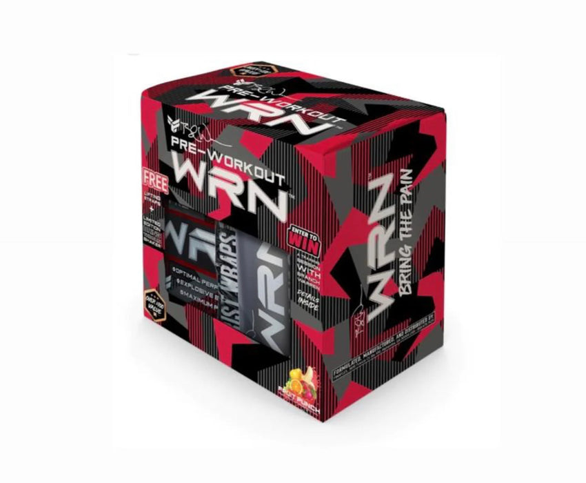 WRN Pre workout - 20 servicios INCLUYE SHAKER y MUÑEQUERAS