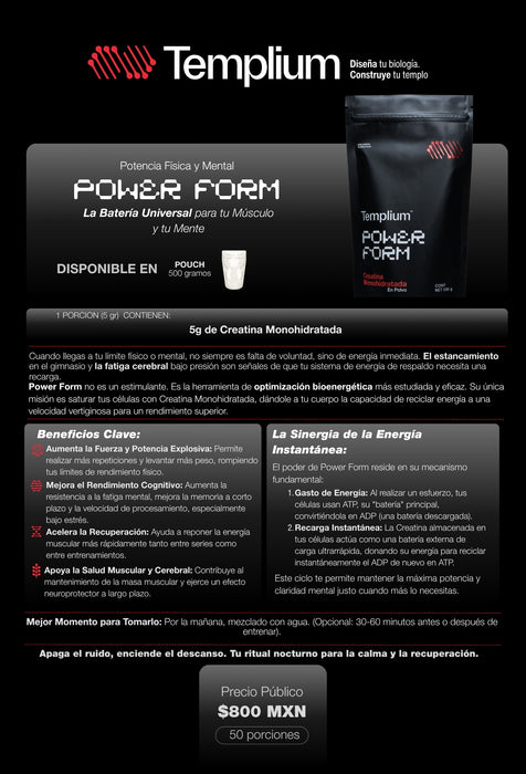 Power Form Creatina  - 500 gr