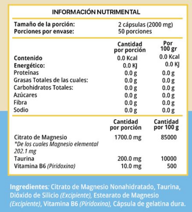 CITRATO DE MAGNESIO ARMADA - 100caps