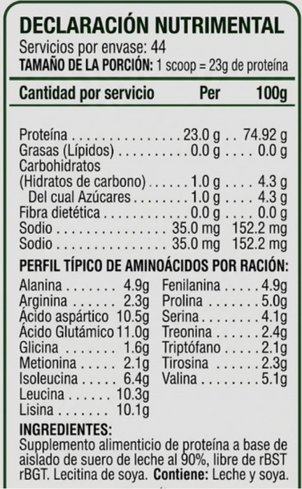 Proteina sin Sabor - Nativa 44 servicios