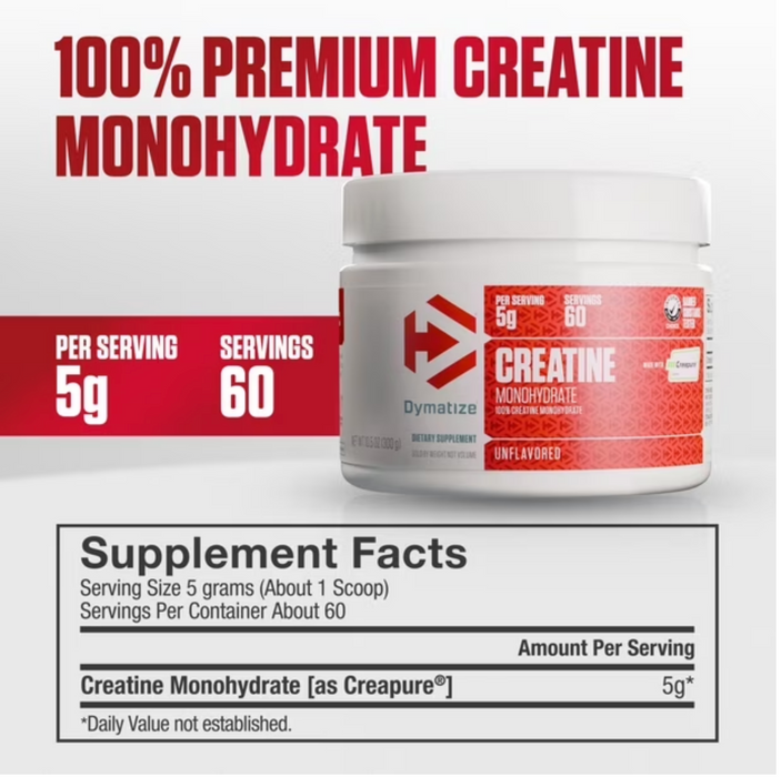 Creatina Dymatize CREAPURE - 60 servicios (300grs)