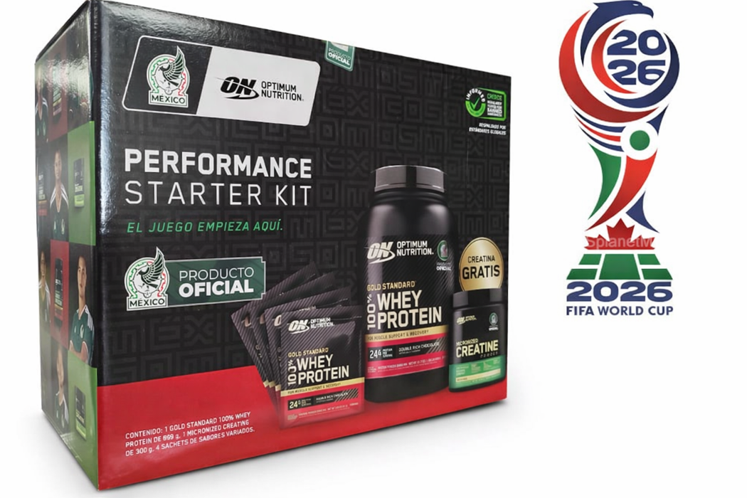 KIT DE ON PERFORMANCE MUNDIALISTA - Gold Standard 2 lbs CHOCOLATE Creatina 300 gr