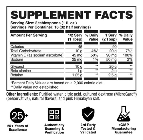 Glycerol liquid Nitraflex - 32 servicios
