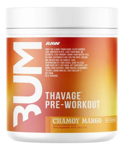 Thavage CBUM Pre Workout - 40 servicios