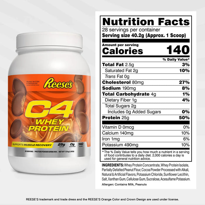 C4 Whey Protein - 5LBS 66 servicios