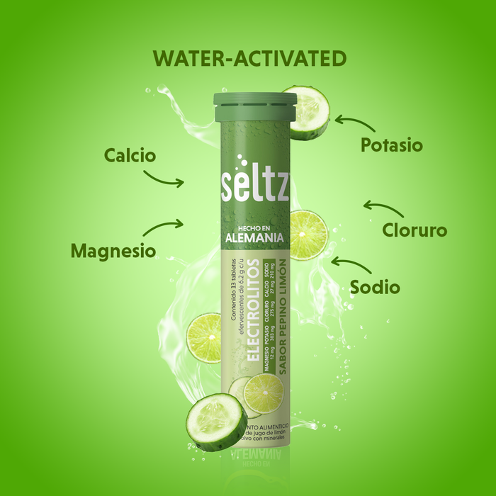 Electrolitos Pepino-limon Seltz Tabletas Efervescentes - 13 tabletas