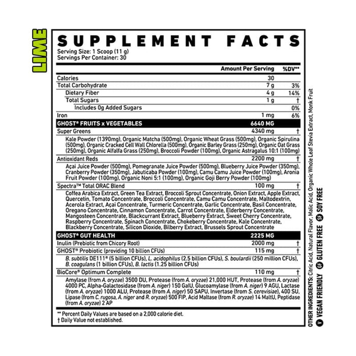 GHOST GREENS SUPERFOOD 30 SERV