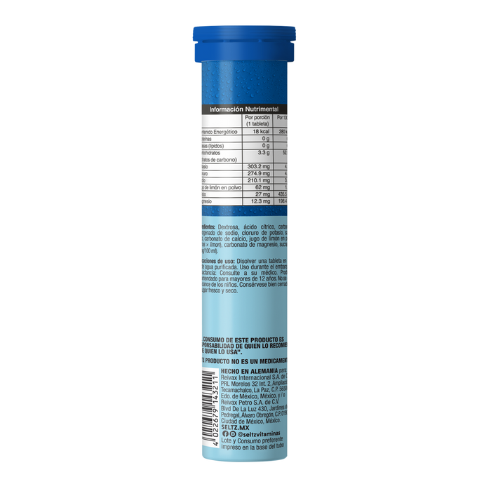 Electrolitos Coco  Seltz Tabletas Efervescentes - 13 tabletas