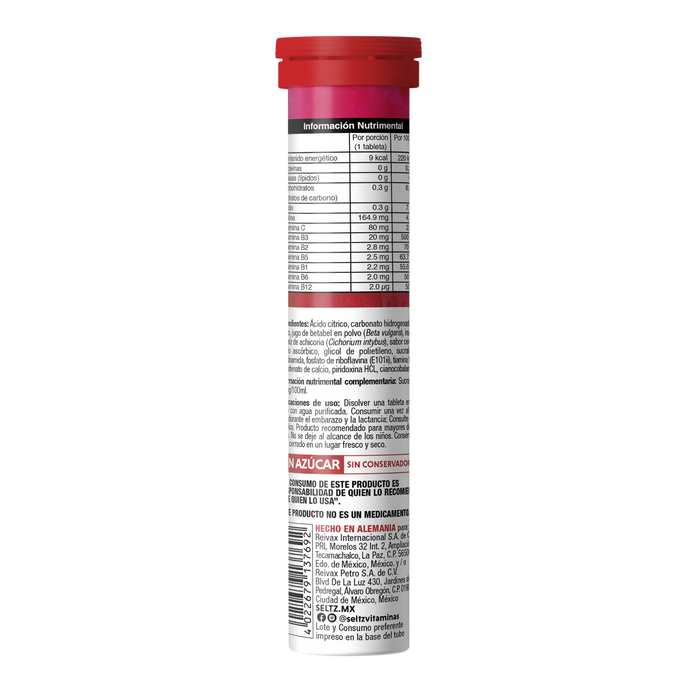 Complejo B Seltz Tabletas Efervescentes - 20 tabletas