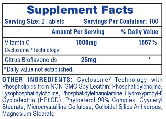 Vitamina C - 200 tabs