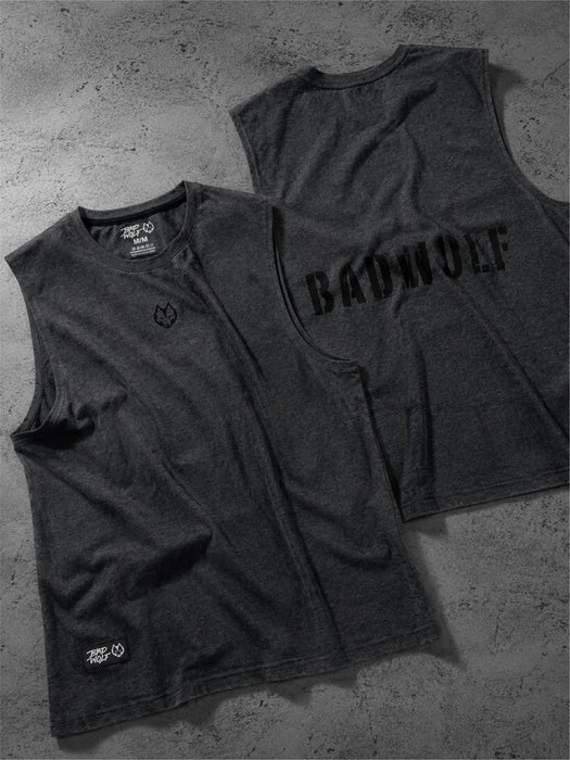 Tank Solid - Gris con Negro