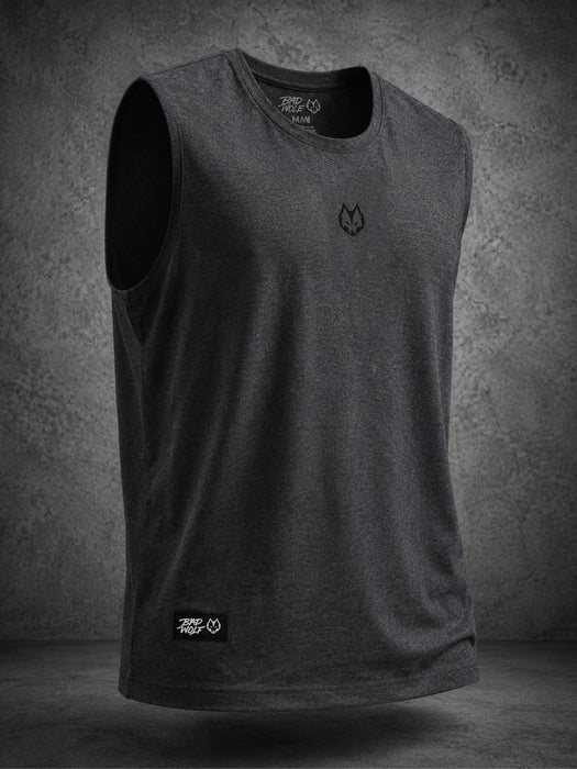 Tank Solid - Gris con Negro
