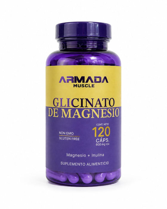Glicinato de Magnesio - 120 capsulas
