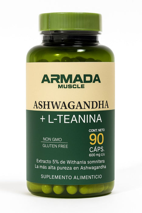 Ashwagandha + L-Teanina - 90 capsulas
