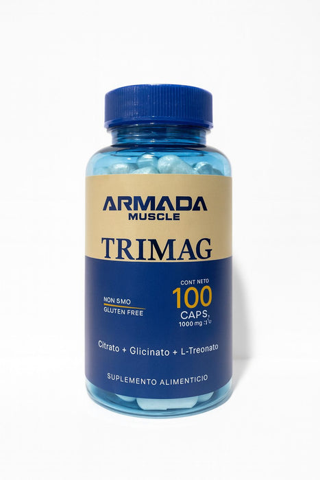 TRIMAG Mezcla de magnesios  (citrato+glicinato+treonato) - 100caps