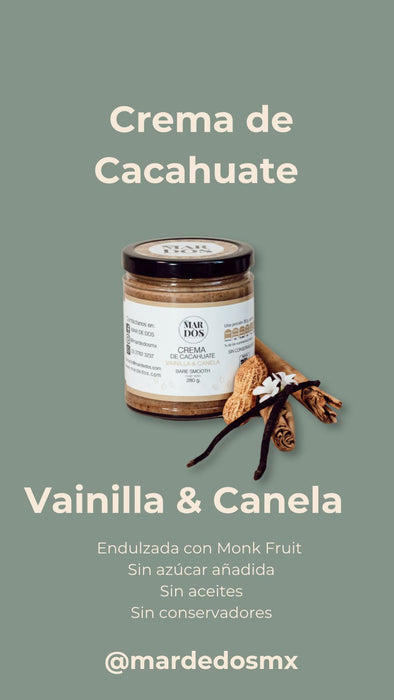 MAR DE DOS - Crema de cacahuate