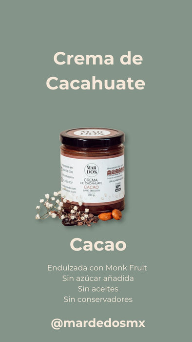 MAR DE DOS - Crema de cacahuate