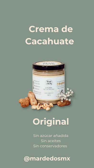 MAR DE DOS - Crema de cacahuate