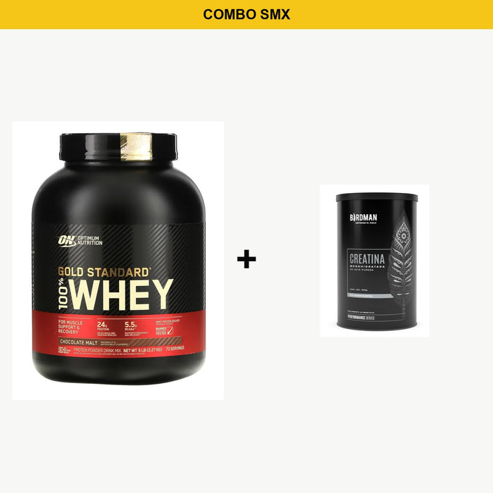 Combo Ganancia Muscular - Gold Standard Whey + Creatina Birdman
