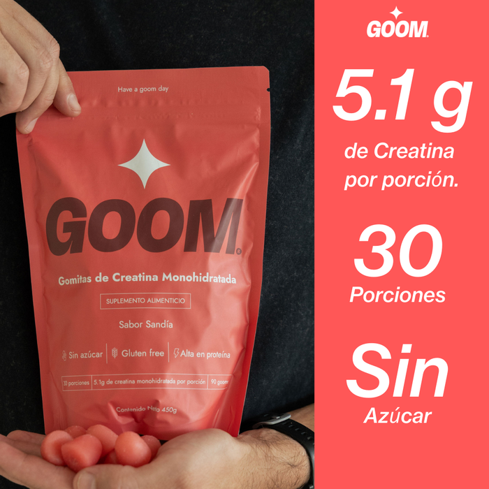 GOOM gomitas de creatina 30 servs
