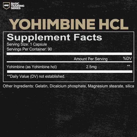Yohimbine HCL - 90 Caps
