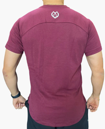 Camiseta Fitted Tinto