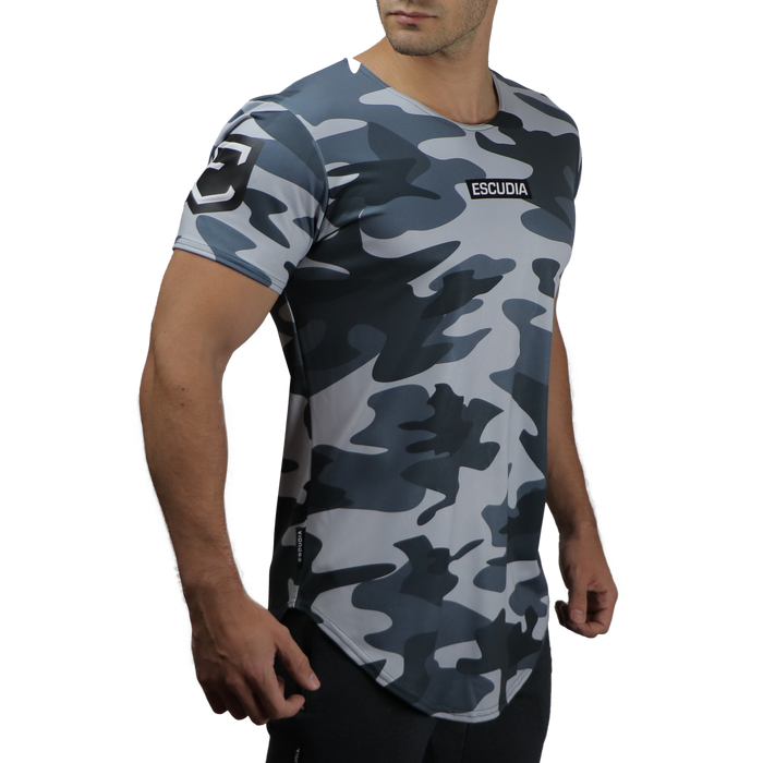 Camo T-Shirt - Navy