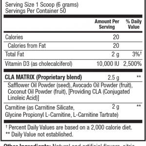 Cla + Carnitina - 50 servicios suplementosmx Cla + Carnitina - 50 servicios suplementosmx