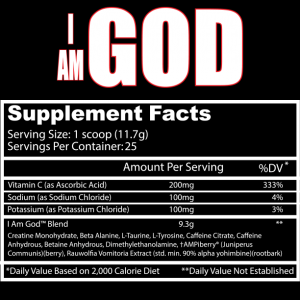 I am God -25 servicios