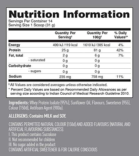 Isopure Zero Carb - 1 LB